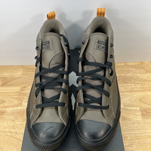 Converse Malden Street Boots M11/W13 Mid Leather Brown Truffle Waterproof - Picture 6 of 12